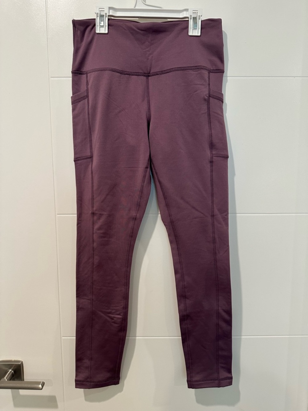 90 Degree By Reflex Mauve High-Rise Active Leggings